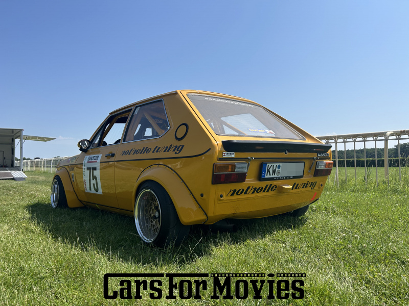 CarsForMovies | Audi 50 1975 Deutschland Gelb Gelb Zivilfahrzeug Motorsport Brandenburg 7414 tuning rallye rally überrollbügel showcar